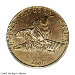 1856 1C PR64 PCGS. Snow-9. Subtly reflective with pinp 1856[1C] PR64 PCGS.