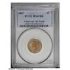 Image 3 : 1867 1C MS65 Red PCGS. The 1867 is another early bronz 1867[1C] MS65 Red PCGS.