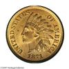 Image 1 : 1871 1C MS65 Red PCGS. Only 3.9 million Indian cents w 1871[1C] MS65 Red PCGS.