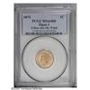 Image 3 : 1873 1C Open 3 MS66 Red PCGS. The relatively low minta 1873[1C] Open 3 MS66 Red PCGS.