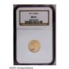 Image 3 : 1911-D $2 1/2 MS63 NGC. This is an exceptionally attra 1911-D[$2 1/2] MS63 NGC.