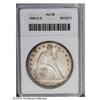 1860-O S$1 AU58 ANACS. Silvery surfaces retain conside 1860-O[S$1] AU58 ANACS.