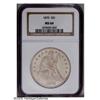 Image 3 : 1870 S$1 MS64 NGC. Frosty and quite bold, with a semi- 1870[S$1] MS64 NGC.