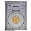 Image 1 : 1869 $3 AU53 PCGS. A very scarce coin, boasting a mint 1869[$3] AU53 PCGS.