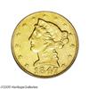 1847-C $5 XF45 ICG. Variety 9-E. Greenish-gold patinat 1847-C[$5] XF45 ICG.