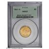 Image 1 : 1901-S $5 MS63 PCGS. This is an "old holder" PCGS exam 1901-S[$5] MS63 PCGS.