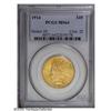 Image 3 : 1914 $10 MS64 PCGS. Desirable coppery-gold surfaces, w 1914[$10] MS64 PCGS.
