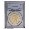 Image 3 : 1879 $20 MS62 PCGS. A satiny and well struck Double Ea 1879[$20] MS62 PCGS.