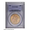 Image 1 : 1900 $20 MS64 PCGS. This lovely near-Gem offers dusky 1900[$20] MS64 PCGS.