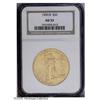 Image 1 : 1909/8 $20 AU53 NGC. Light friction on the raised knee 1909/8[$20] AU53 NGC.