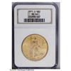 Image 1 : 1911-S $20 MS64 NGC. A mix of peach and yellow-gold pa 1911-S[$20] MS64 NGC.