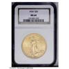 Image 1 : 1924 $20 MS64 NGC. Radiant mint luster and surfaces th 1924[$20] MS64 NGC.
