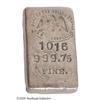 Image 1 : Undated San Francisco Mint Silver Ingot. 5.12 ounces. W Undated San Francisco Mint Silver Ingot.