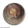 Image 1 : 1897 1C Indian Cent--Struck 20% Off Center--MS63 Brown 1897[1C] Indian Cent--Struck 20% Off Center--