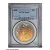 Image 1 : 1879 S$1 MS65 PCGS. Beautiful golden-red, crimson, and 1879[S$1] MS65 PCGS.