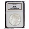 Image 1 : 1892-O S$1 MS64 NGC. Faint gold color visits this lust 1892-O[S$1] MS64 NGC.