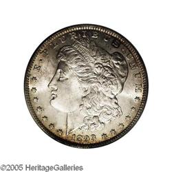 1893 S$1 MS64 PCGS. Satiny luster over well struck sur 1893[S$1] MS64 PCGS.
