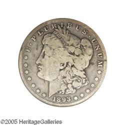 1893-S S$1 VG10 NGC. A clean, lower grade example of t 1893-S[S$1] VG10 NGC.