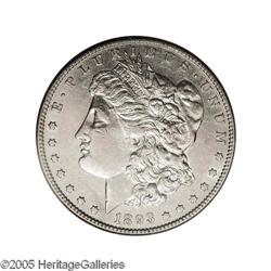 1893-S S$1 AU50 PCGS. The surfaces on this partially l 1893-S[S$1] AU50 PCGS.