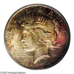 1934-D S$1 MS64 PCGS. Highly lustrous beneath deep gol 1934-D[S$1] MS64 PCGS.