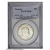 Image 1 : 1927 50C Vermont MS66 PCGS. Bright, shimmering mint lu 1927[50C] Vermont MS66 PCGS.