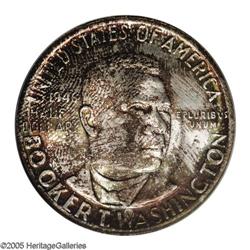 1946 50C Booker T. Washington MS67 PCGS. Despite a lar 1946[50C] Booker T. Washington MS67 PCGS.