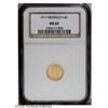 Image 1 : 1917 G$1 McKinley MS62 NGC. Typically boldly struck wi 1917[G$1] McKinley MS62 NGC.