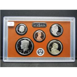 2019-S Five Coin Clad Proof Set in government holder.