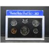 Image 1 : 1972—S clad Proof Set.  Regular coinage with cent through half.
