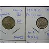 Image 2 : (4) WWII (3 Silver) Philippines coins:  44 Five Cent Choice BU, 44-D 10 Centavo Choice BU, 44-D 20 C