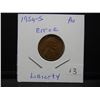 Image 3 : Error Alert!  1954-S Lincoln with Libierty rather than Liberty.  AU.