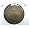 Image 2 : 1838 England 1 Shilling.  Original VG.  Silver.