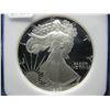 Image 2 : 1987-S Silver Eagle $1.  Slabbed by NGC (One of the best) as PF 69, Ultra-Cameo.