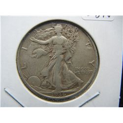 1936-D Walking Liberty Half.  Very Good.