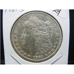 1981-S Morgan Dollar.  Choice white BU.