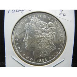 1984-O Morgan Dollar.  White BU.