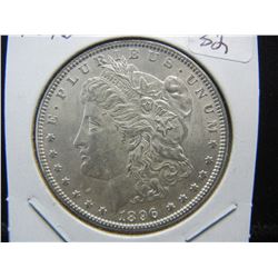 1896 Morgan Dollar.  White BU.