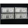 Image 1 : (4) 1935 A $1 Silver Certificates.  Consecutive Serial #s.  WWII note.  GEM CU.