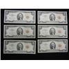 Image 1 : (6) 1963 Red Seal $2 Notes.  Consecutive Serial #s.  GEM CU.