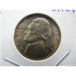 1950-D Jefferson Nickel.  Choice BU.  Key date.