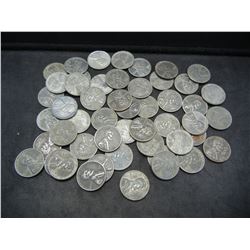 (50) 1943-D Steel Cents.  Nice circulated stuff, not junk.