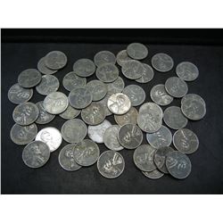 (50) 1943-S Steel Cents.  Nice circulated stuff, not junk.