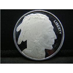 2009 1 Oz. Silver Round .999 Buffalo Design