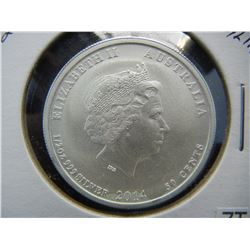 2014 Australian 1/2 Oz. .999 Silver Round