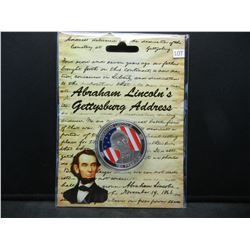 Abraham Lincoln Gettysburg Address Commemorative Coin