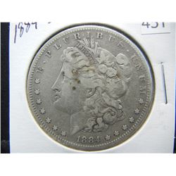 1884 S Morgan Dollar