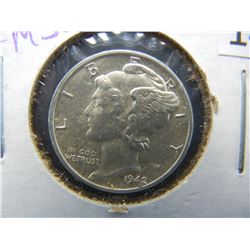1942 Mercury Dime