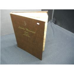 Lincoln Memorial Cent Book (163) Coins, Almost Complete