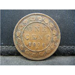 1876-H CANADIAN ONE CENT