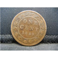 1859 CANADIAN ONE CENT